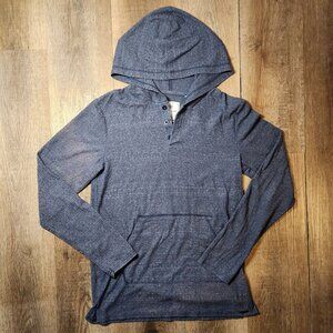 🌊PAC-SUN On The Byas Textured V-Neck Hoodie Long Sleeve Beach Boho Casual-S